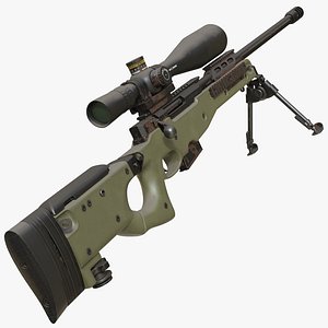 realistic l96a1 338 lapua 3D