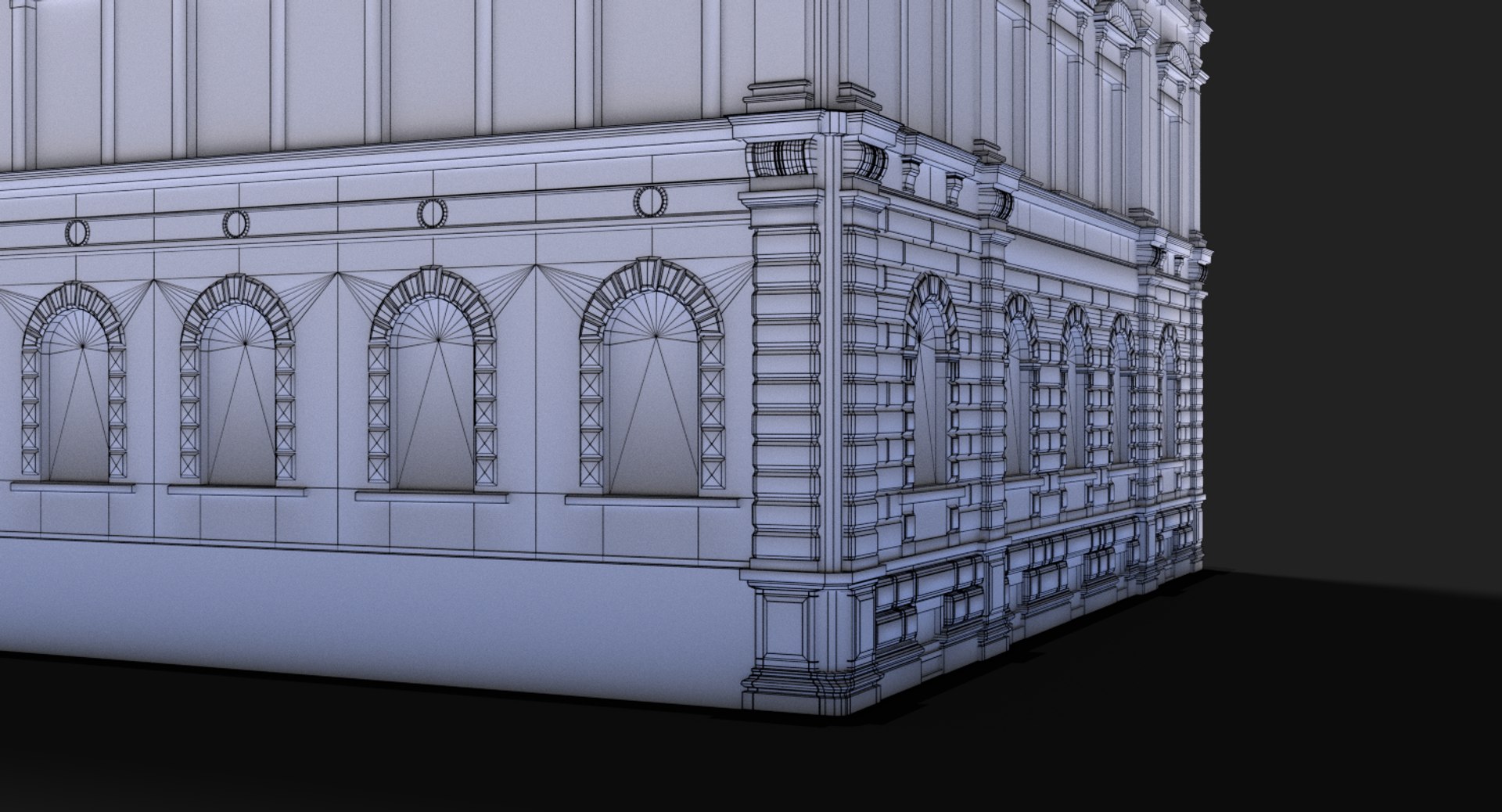 3D european neoclassical house building model - TurboSquid 1260352