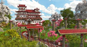 3D castle asia