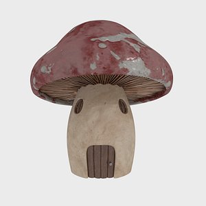 mushroom house1 3D model