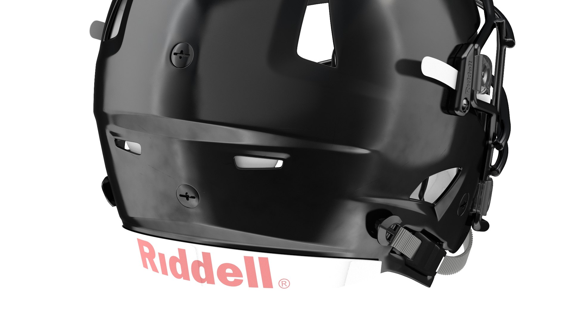 3D riddell speedflex black helmets model - TurboSquid 1497025