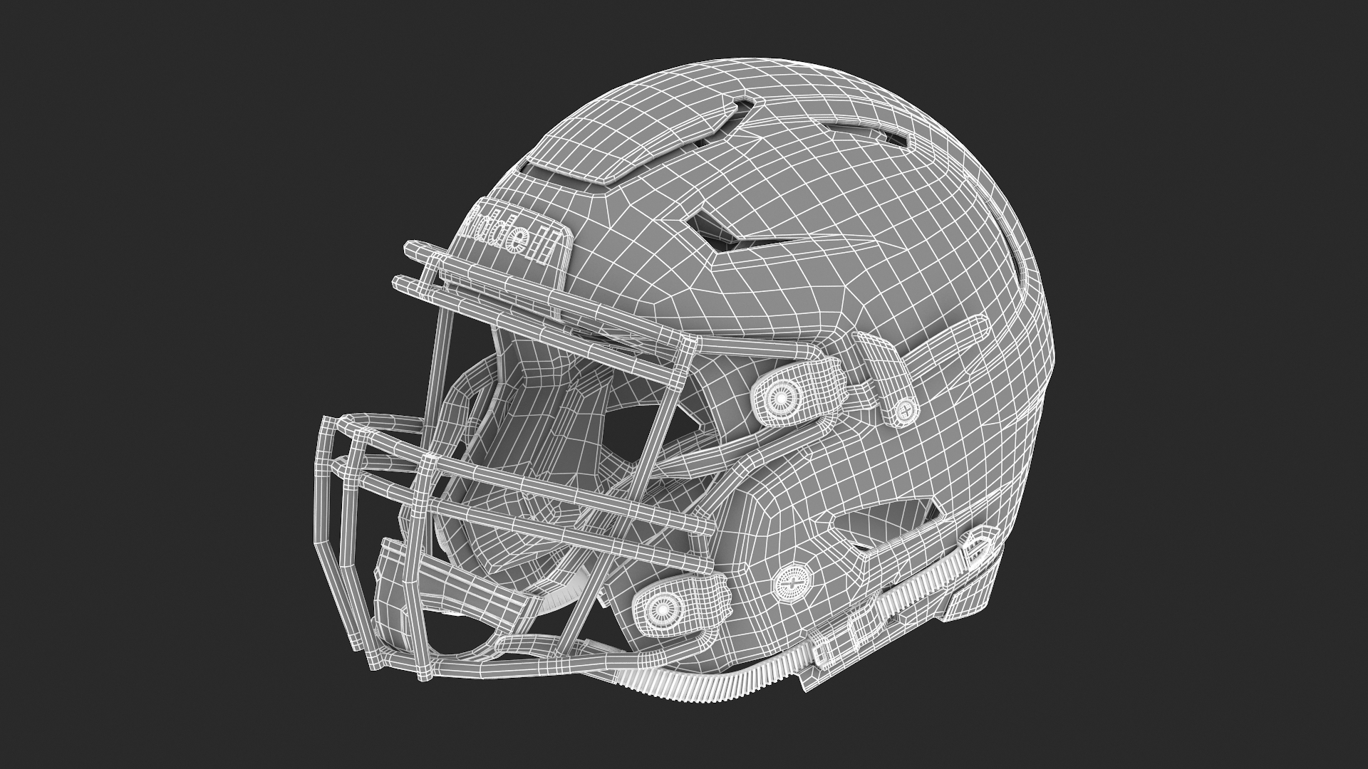 3D Printed Riddell Axiom Modern Era Football DIY Mini Football