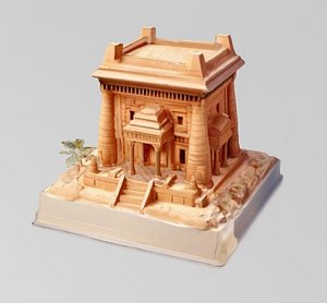 Ancient Egypt House - Type 2 chibi cartoon cel shading style
