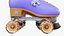Moxi Roller Skate Beach Bunny 3D Periwinkle Sunset