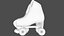 Moxi Roller Skate Beach Bunny 3D Periwinkle Sunset