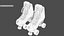 Moxi Roller Skate Beach Bunny 3D Periwinkle Sunset