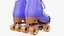 Moxi Roller Skate Beach Bunny 3D Periwinkle Sunset