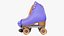 Moxi Roller Skate Beach Bunny 3D Periwinkle Sunset