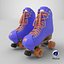 Moxi Roller Skate Beach Bunny 3D Periwinkle Sunset