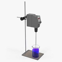 Laboratory Stirrer 3D Model