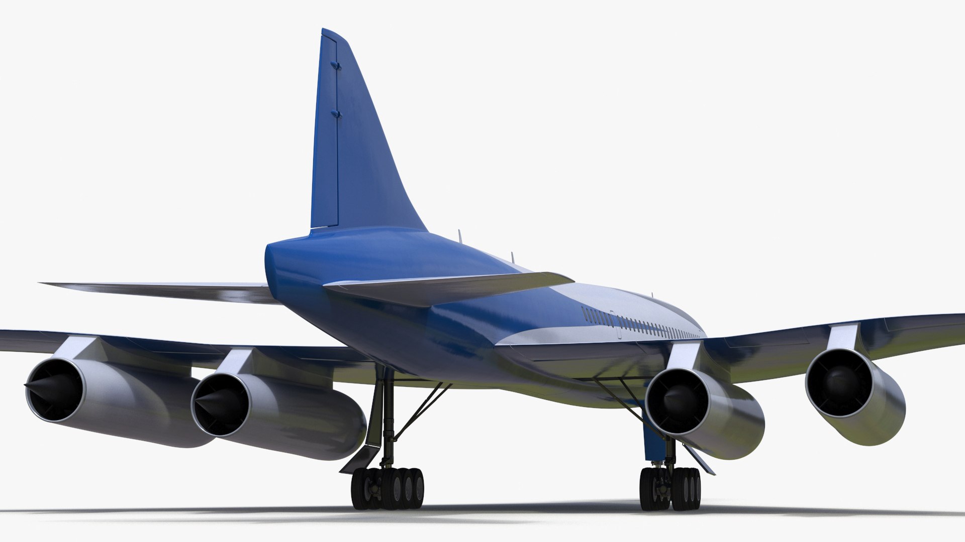 3D Model Supersonic Passenger Jet Rigged - TurboSquid 2268647