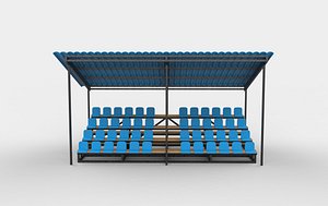 grandstand 04 3D model 3D model