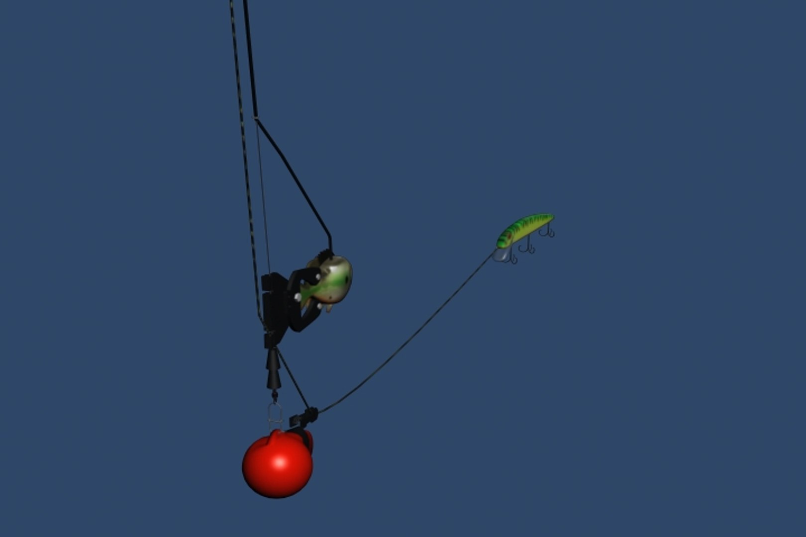 Rigger Fishing 3d Model