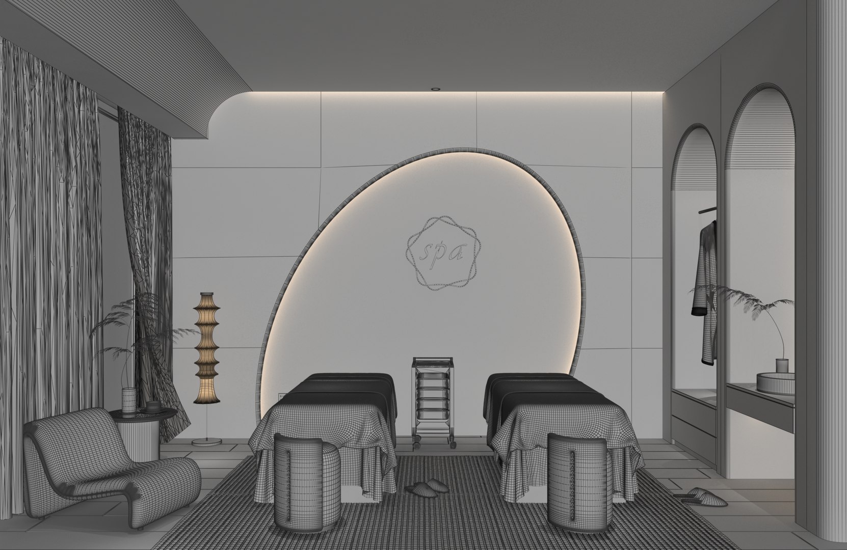 3D Spa Beauty Salon 02 - TurboSquid 2474905