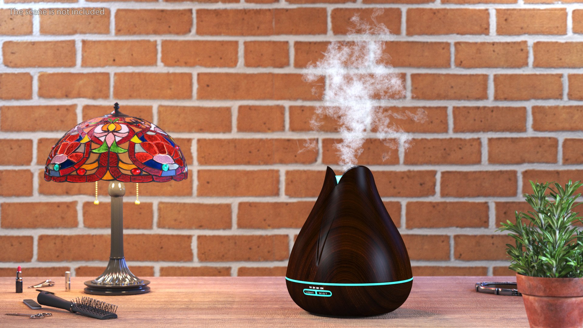 Aroma Oil Diffuser Switched On 3D Model - TurboSquid 2007255