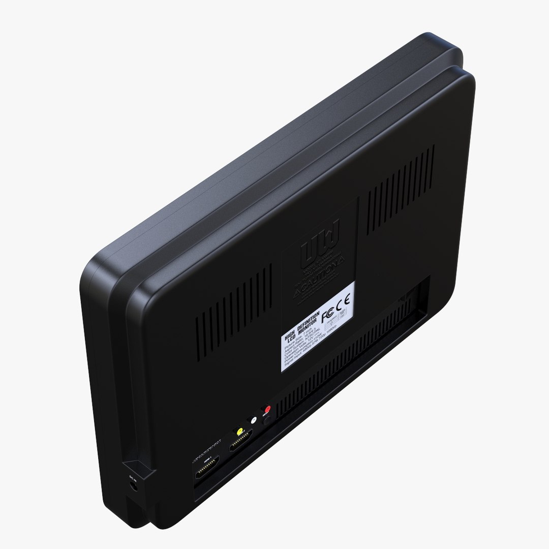 3D Small Monitor Video - TurboSquid 1245793