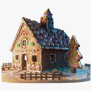 3D Gingerbread House
