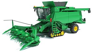 Tracked Combine Harvester