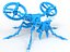 Robot avispa modelo 3D