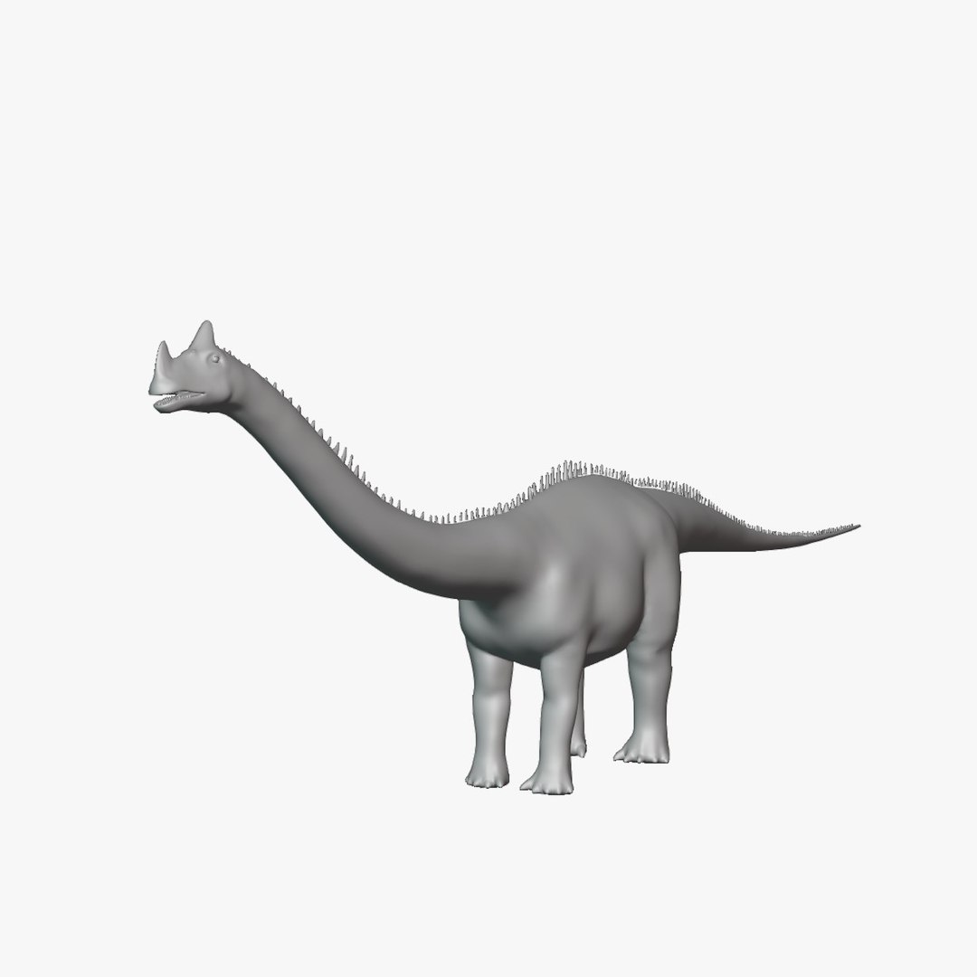 3D Supersaurus Basemesh Low Poly - TurboSquid 2107678