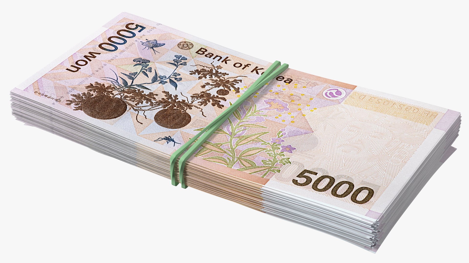 Stack of South Korean 5000 Won 3D https://p.turbosquid.com/ts-thumb/wt/I0ejH7/y3/stackofsouthkorean5000won3dsmodel013/jpg/1620311833/1920x1080/fit_q87/6818a7275b8312a0818b8ece4c716562a92691f9/stackofsouthkorean5000won3dsmodel013.jpg