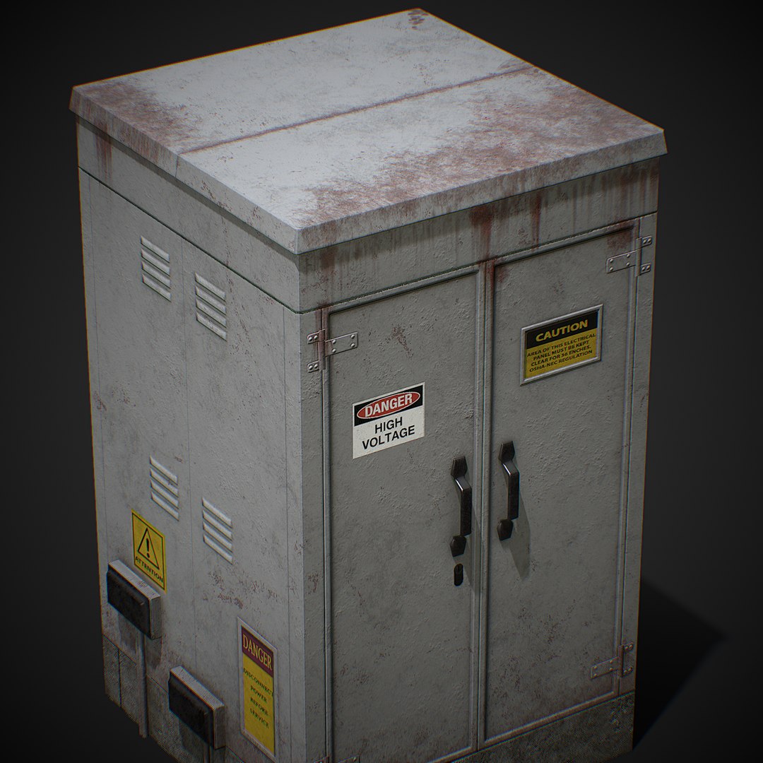 Fuse Box PBR Game Ready 3D Model - TurboSquid 1763309