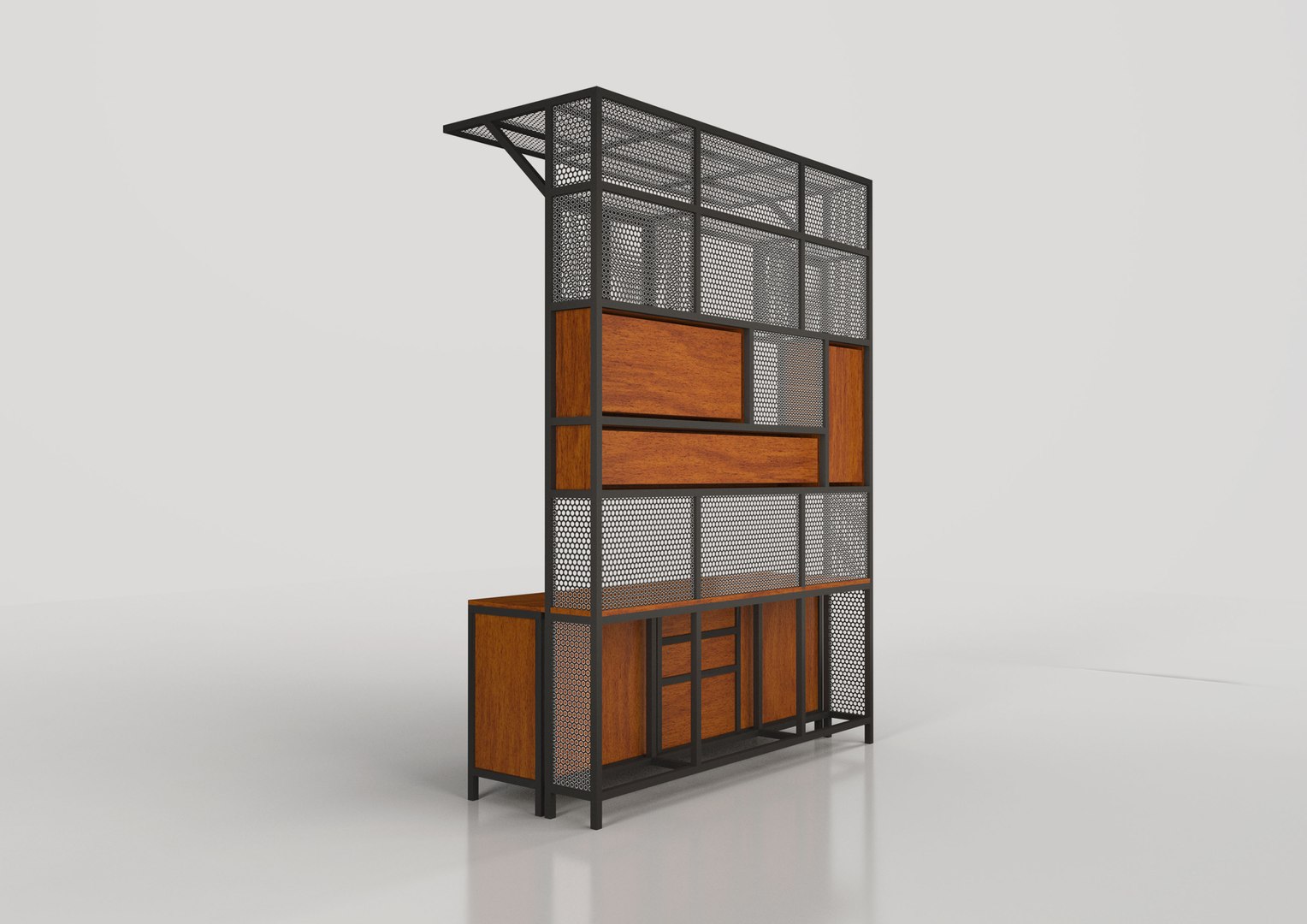 3D Industrial Rack - TurboSquid 1616486