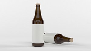 beer bottle 3D
