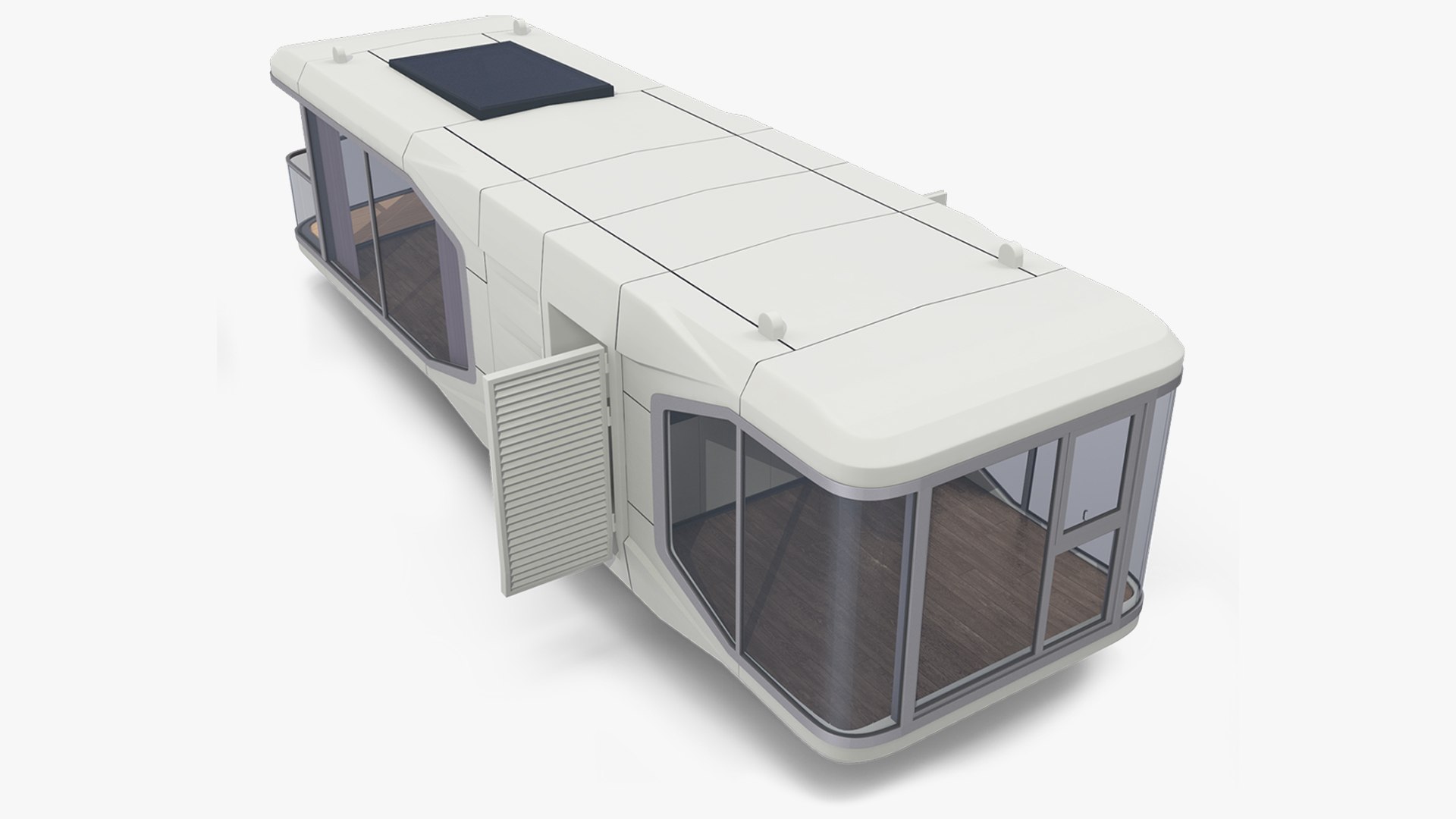 Capsule House 3D model preview