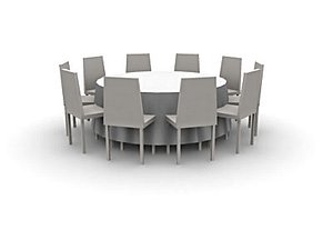 lightwave events props table chairs