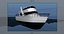 Animiertes Boot mit Ozean