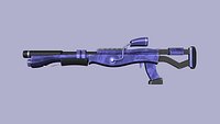 Sci-Fi Blue Camouflage Shotgun - Gun Weaponry