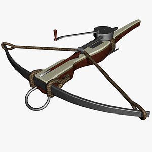 3d model of crossbow bow