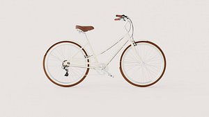 Classic Step-Through 7-Speed City Bicycle