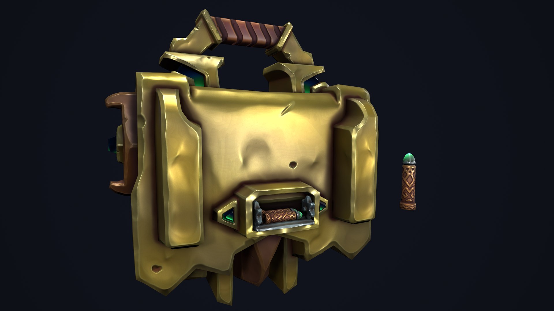 Fantasy Dwarf Minigun Model - TurboSquid 2281182