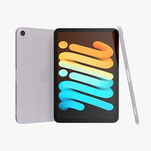 3D Apple iPad mini 2024 model
