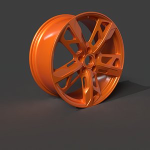 Rim Split Spoke 3D Model 3D model