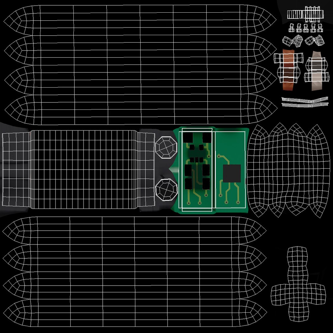 3D Microchip Animal RFID Tag Model TurboSquid 2070499