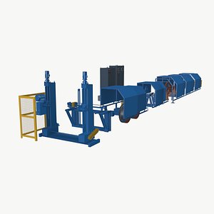 3D Skip Machine model