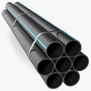 Thick Plastic Pipes Bundle 2 Meters