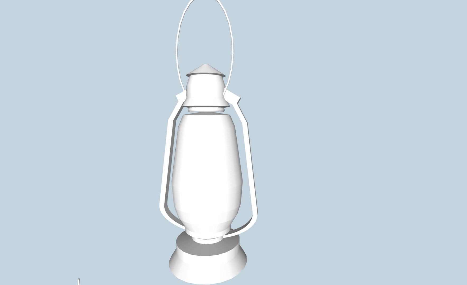 Gas Lamp Candle Model - TurboSquid 1281458