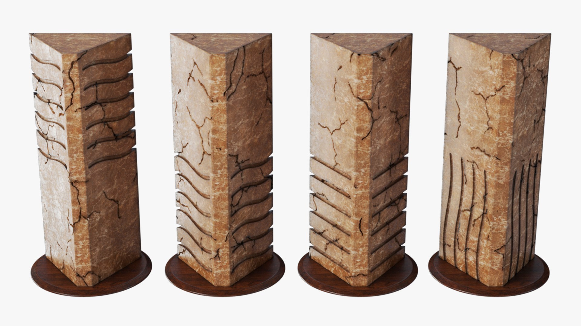 The Fifth Element Stones 3D Model TurboSquid 2034334