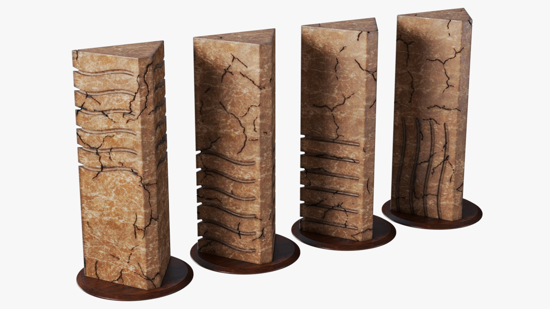 The Fifth Element Stones 3D Model TurboSquid 2034334