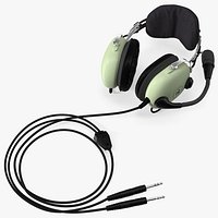 Aviation Headset David Clark Lies Pose