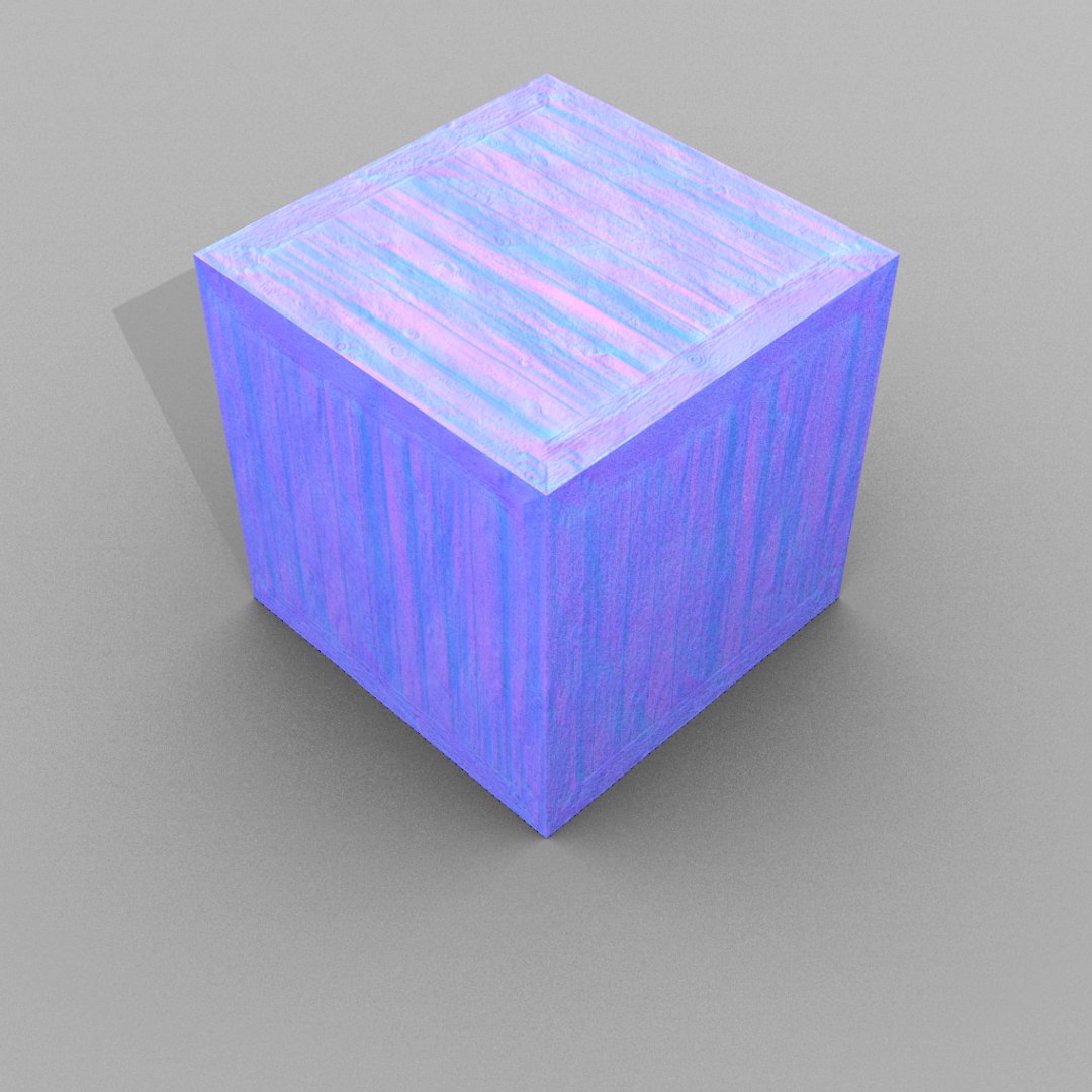 Medieval Wooden Box 3d Model