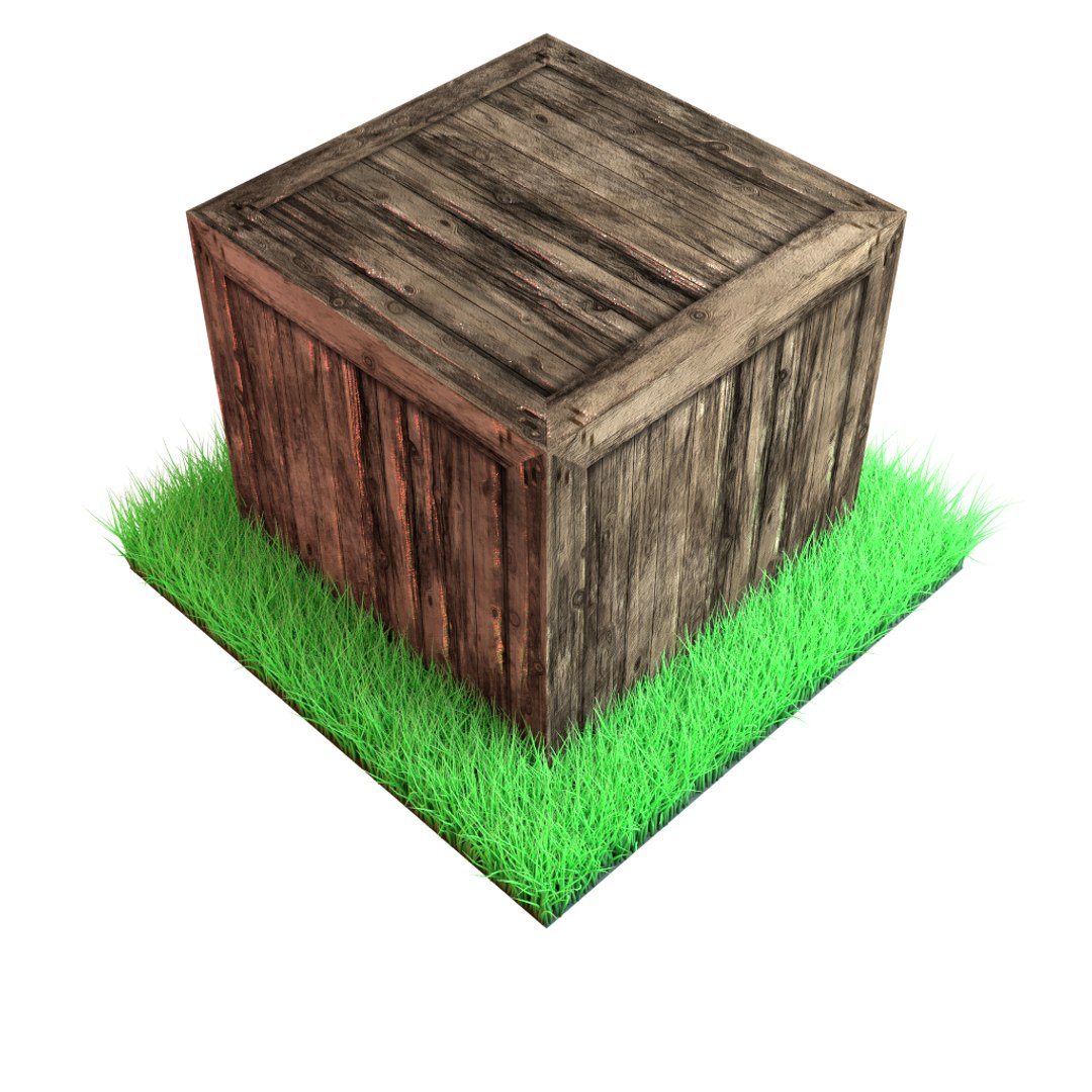 Medieval Wooden Box 3d Model