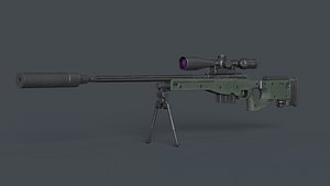 3D model AWP - L115A3 Accuracy International Rifle
