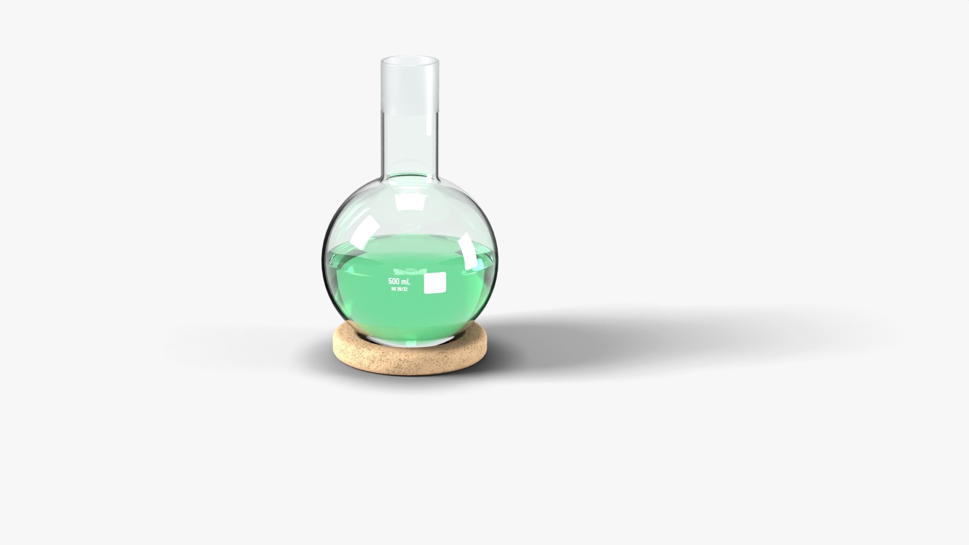 3D Round Bottom Boiling Flask 500 ml with Cork Ring - Laboratory Glassware model https://p.turbosquid.com/ts-thumb/wu/74IxLH/0c/tt/jpg/1792242411/1920x1080/turn_fit_q99/b9faa0d24e94bf553ee9c745724f3ba20d677adc/tt-1.jpg