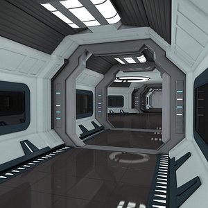 Spacecraft Corridor 3D Models for Download | TurboSquid