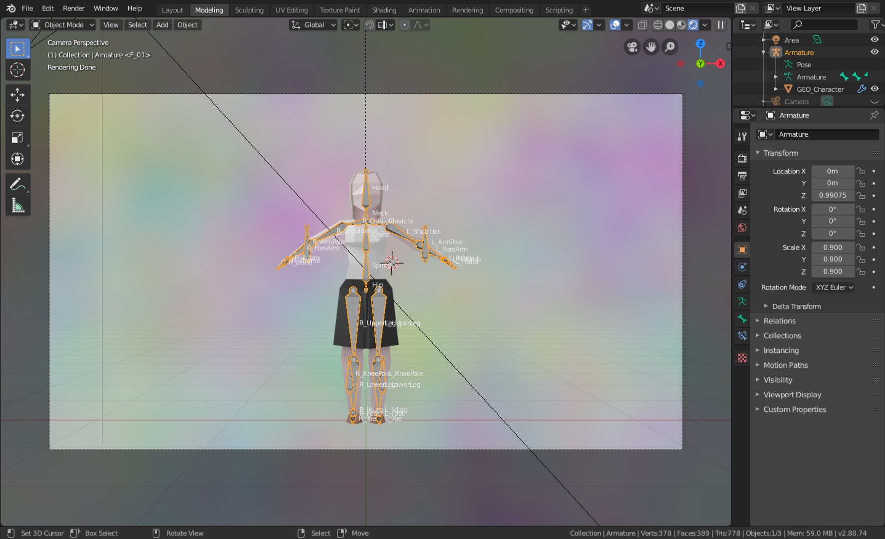 3D Rigged Low-poly Character : Model - TurboSquid 1437532